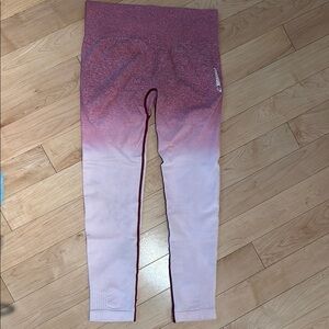 Gymshark ombré pink leggings - size M or L (not sure) - worn once